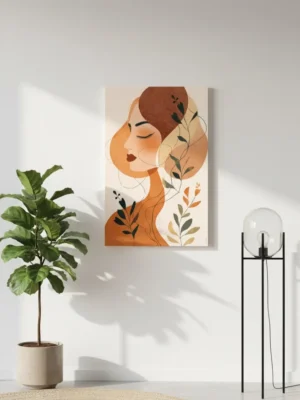 Tableau Femme Colorée – Art Mural Moderne