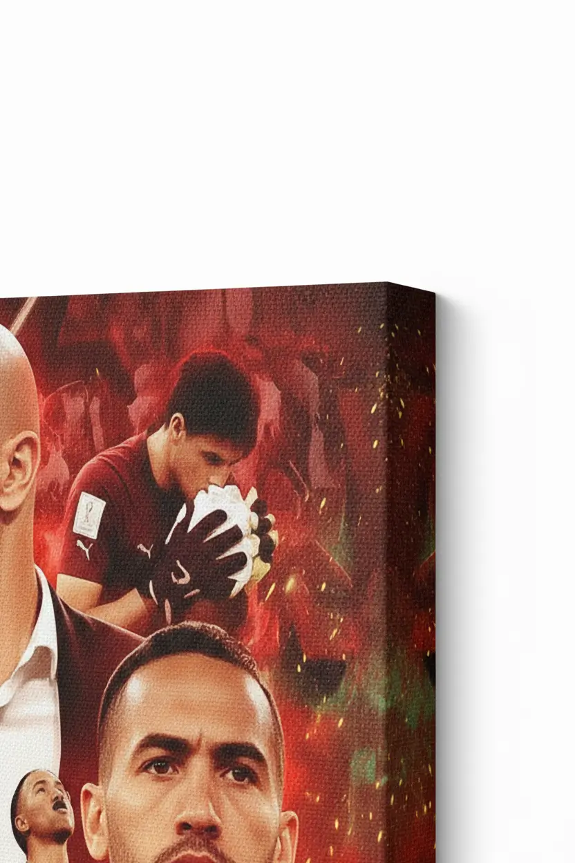 Tableau We Made History – Histoire du Mountakhab Marocain et des Lions de l’Atlas - Image 3