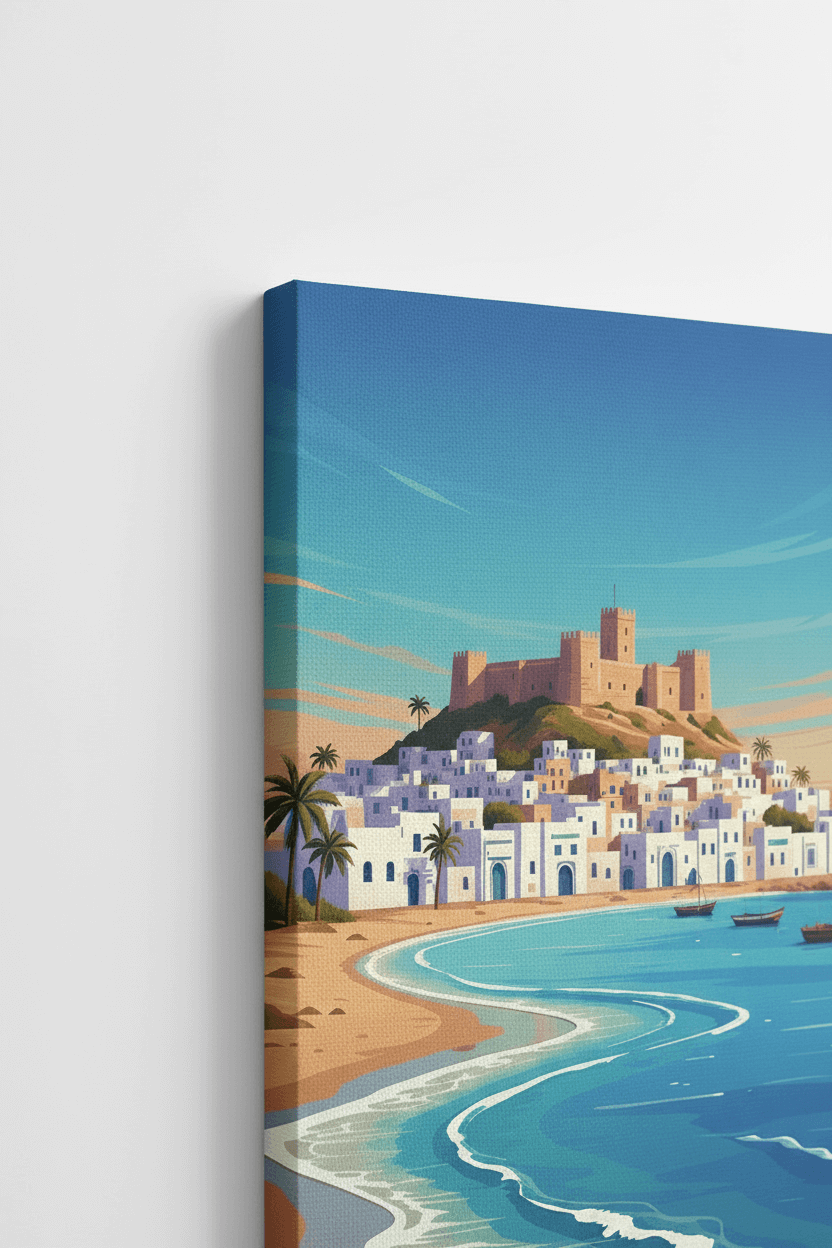 Tableau mural Safi – Affiche décorative voyage Maroc - Image 3