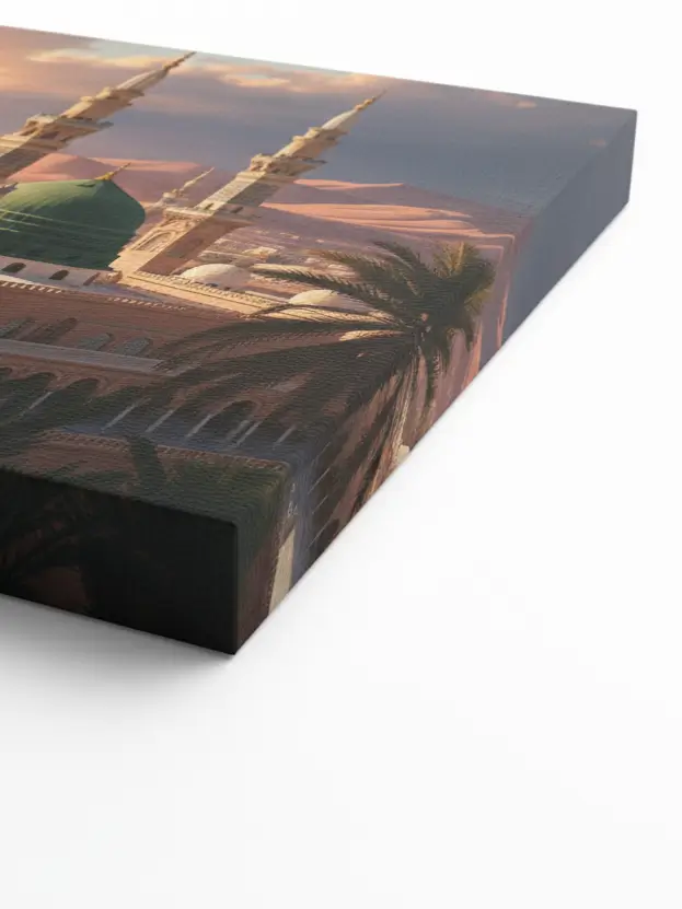 Tableau “Coupole du Rocher” – Peinture Murale Artistique Inspirée de Jérusalem - Image 3