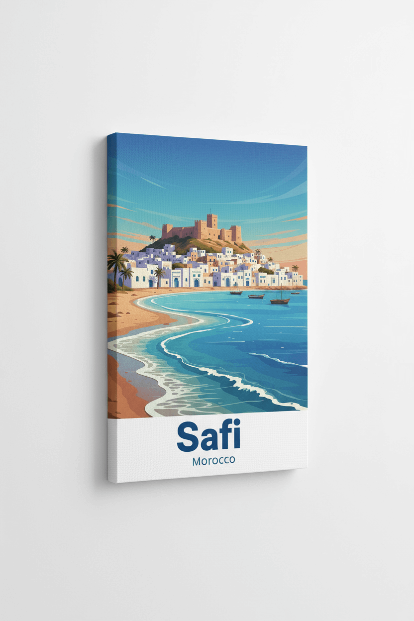 Tableau mural Safi – Affiche décorative voyage Maroc - Image 2