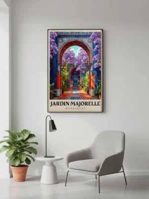 tableau de jardin majorelle