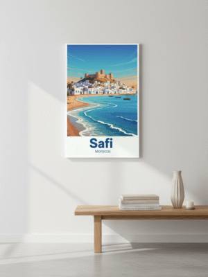 Tableau mural Safi – Affiche décorative voyage Maroc