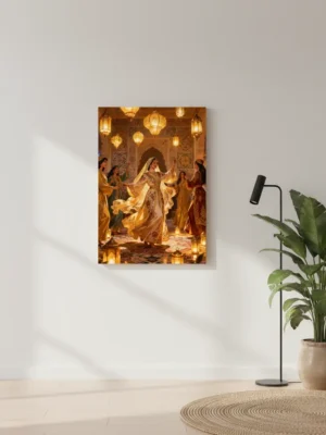 Tableau Déco Caftan Marocain – Élégance et Tradition